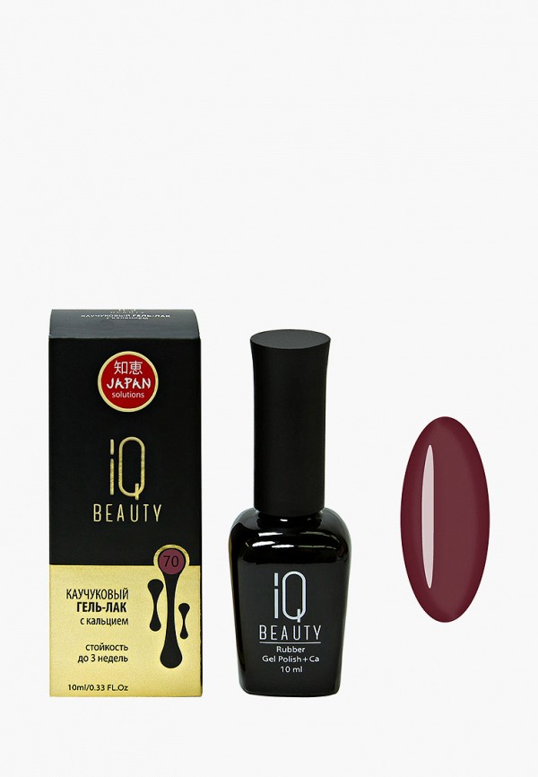 

Гель-лак для ногтей IQ Beauty, Бордовый, с кальцием, 10 мл, тон № 070