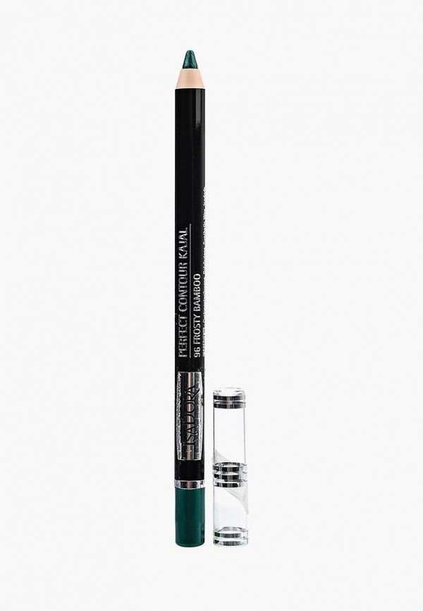 

Карандаш для глаз Isadora, Зеленый, Perfect Contour Kajal 96, 1,2 г