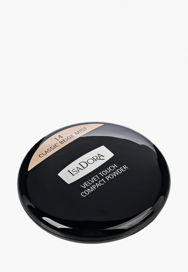 

Пудра Isadora, Бежевый, компактная Velvet Touch Compact Powder 14, 10 г