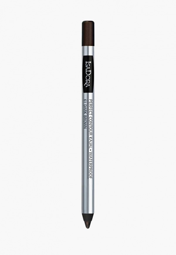 

Подводка для глаз Isadora, Коричневый, Perfect Contour Kajal Waterproof 61 1,2г