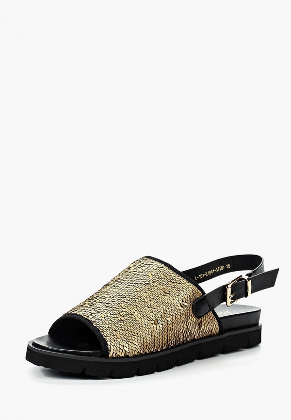 

Сандалии Item Black, Золотой