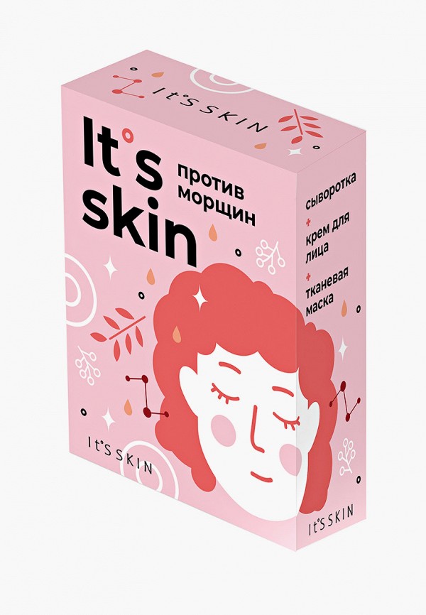 

Набор для ухода за лицом It's Skin, Прозрачный, против морщин, 30 мл + 50 мл + 20 г