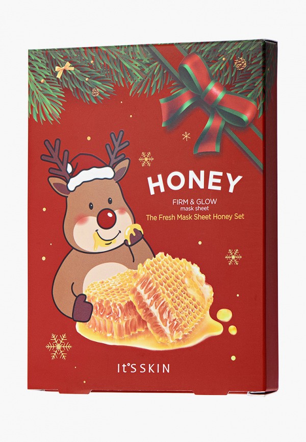 

Набор масок для лица It's Skin, Прозрачный, Honey, 5шт