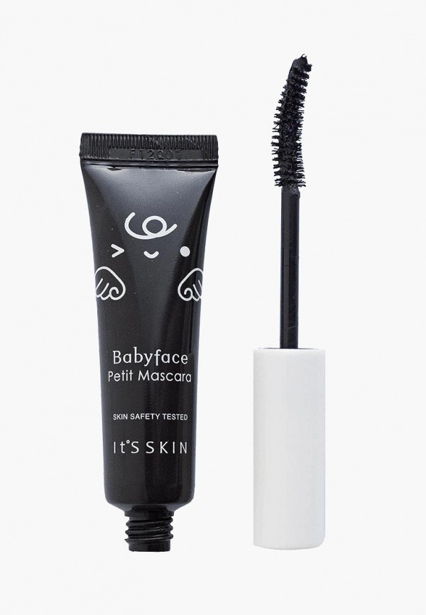 

Тушь для ресниц It's Skin, Черный, "Baby Face Petit" 01, подкручивающая, черная, 7.5 г