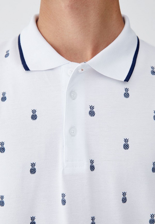 

Поло Pull&Bear, Белый, Join Life