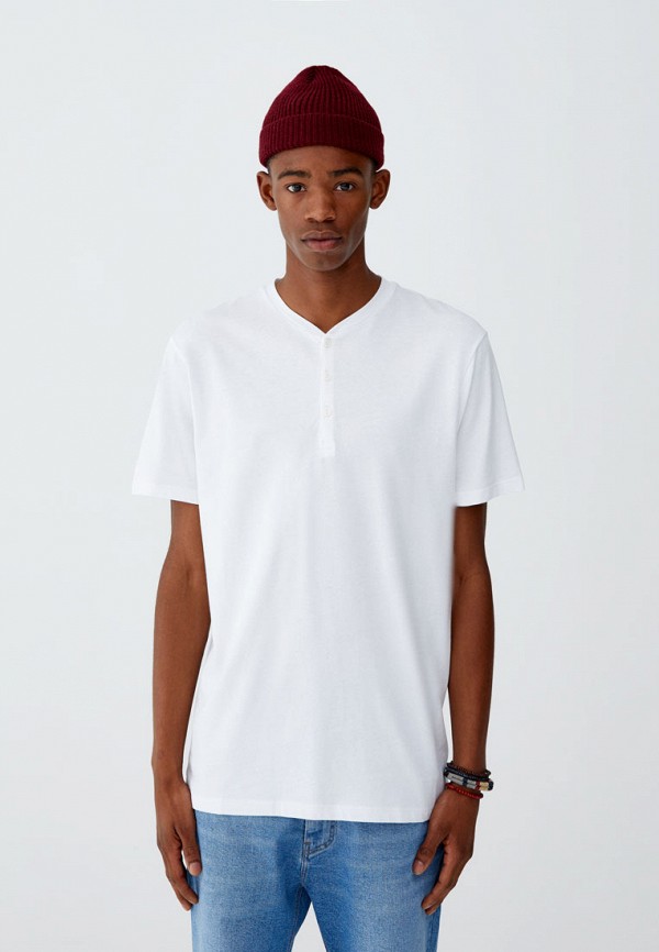 

Футболка Pull&Bear, Белый, Join Life