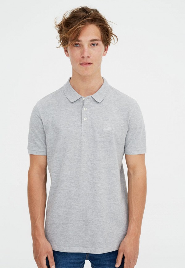 

Поло Pull&Bear, Серый