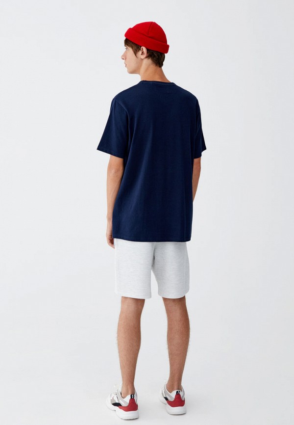 

Футболка Pull&Bear, Синий, Join Life