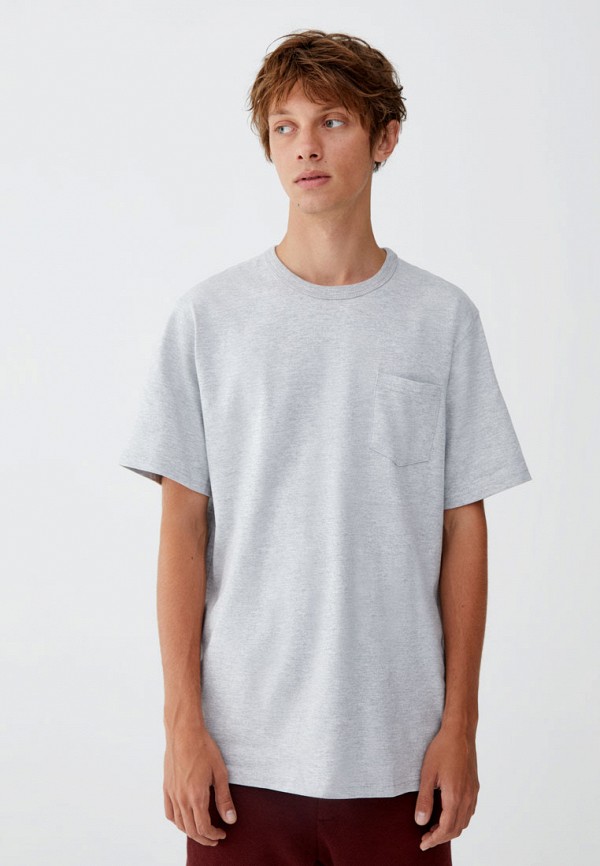 

Футболка Pull&Bear, Серый, Join Life