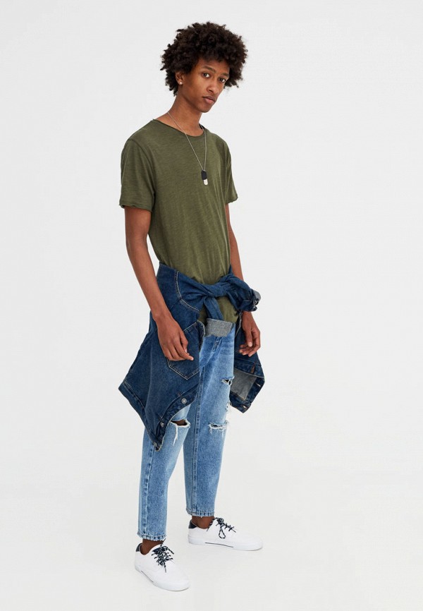 

Футболка Pull&Bear, Хаки