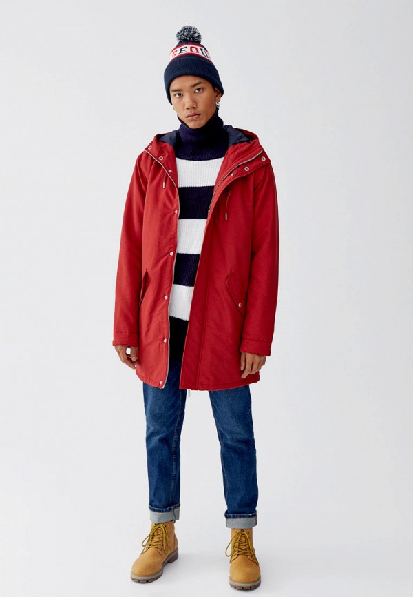 

Парка Pull&Bear, Бордовый