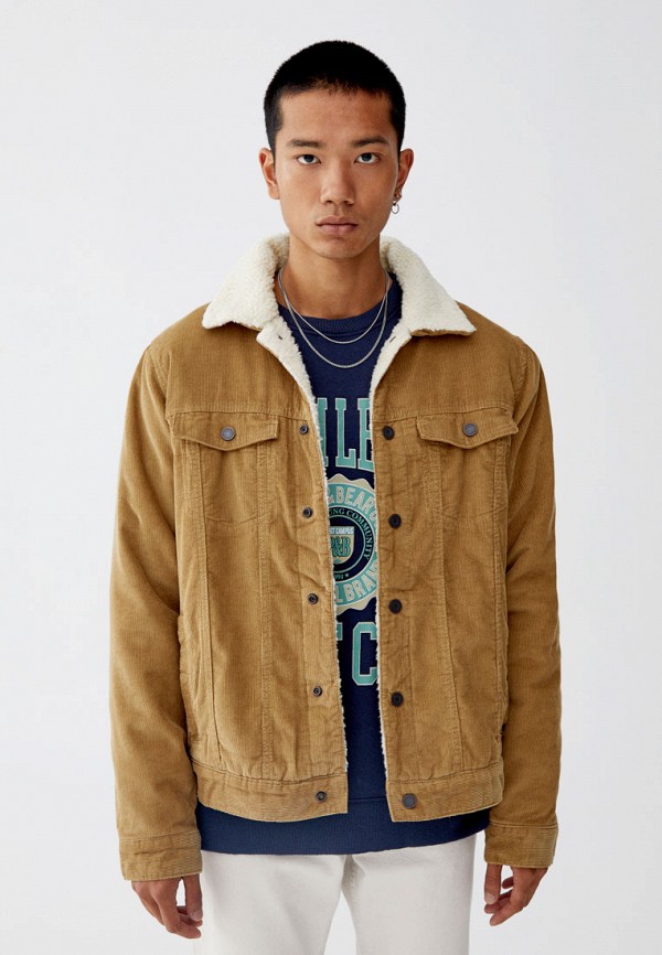 

Куртка утепленная Pull&Bear, Коричневый