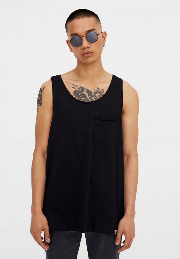 

Майка Pull&Bear, Черный, Join Life