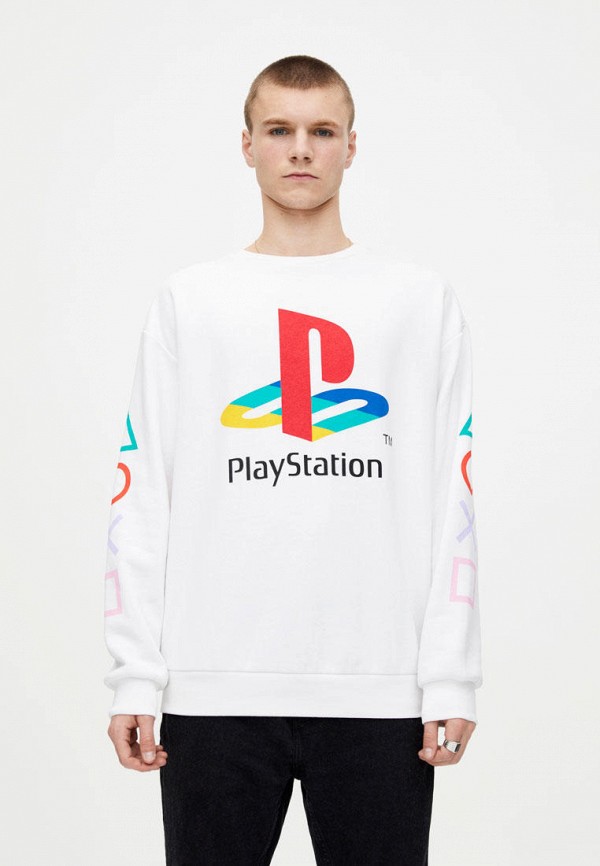 

Свитшот Pull&Bear, Белый, Exclusive Online