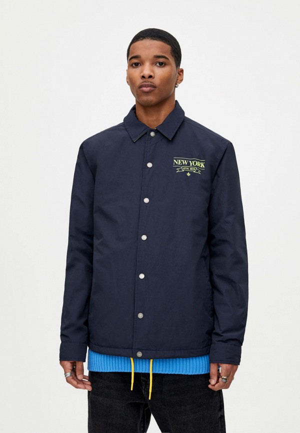 

Куртка утепленная Pull&Bear, Синий