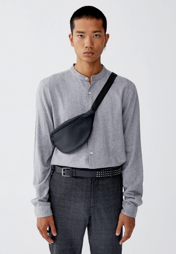 

Рубашка Pull&Bear, Серый