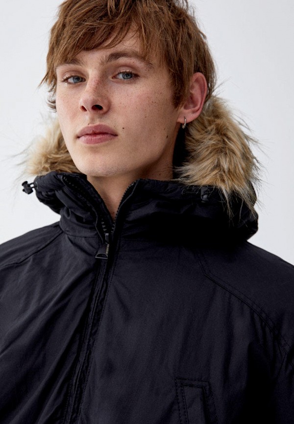 

Куртка утепленная Pull&Bear, Черный