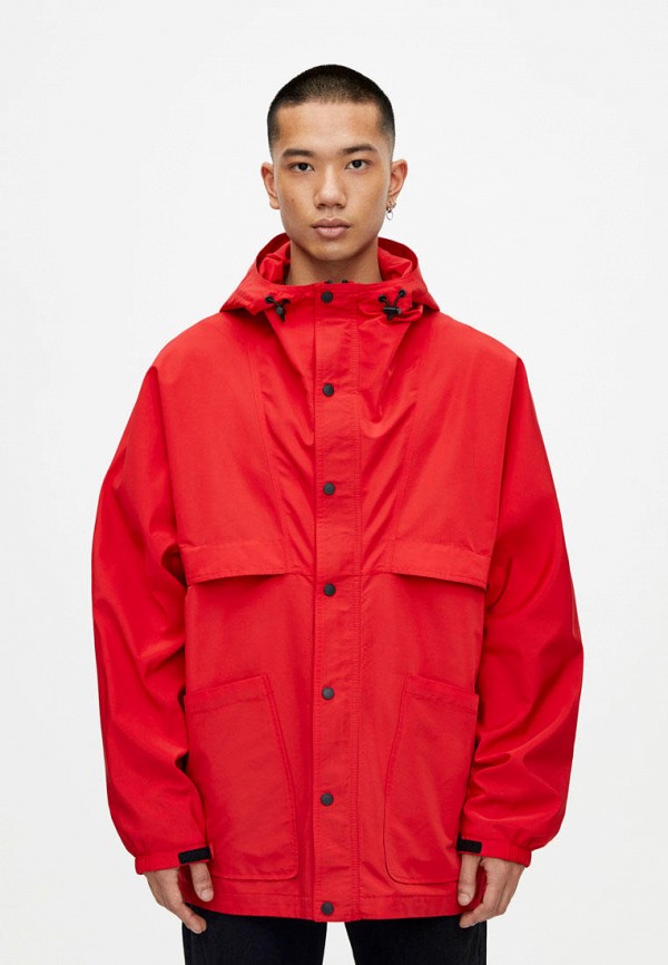 

Ветровка Pull&Bear, Красный, Join Life