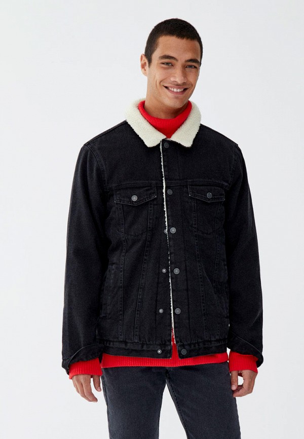 

Куртка джинсовая Pull&Bear, Exclusive Online, Черный