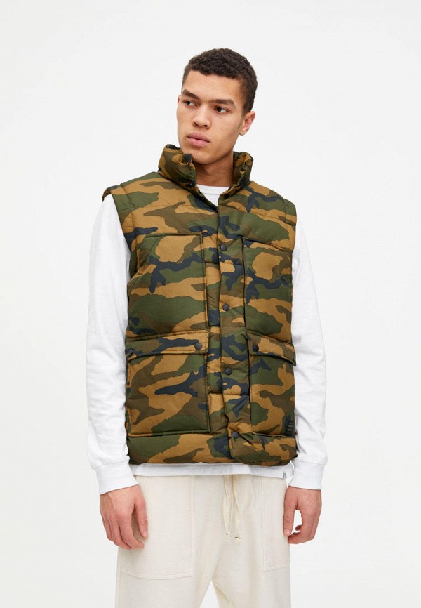 

Жилет утепленный Pull&Bear, Хаки