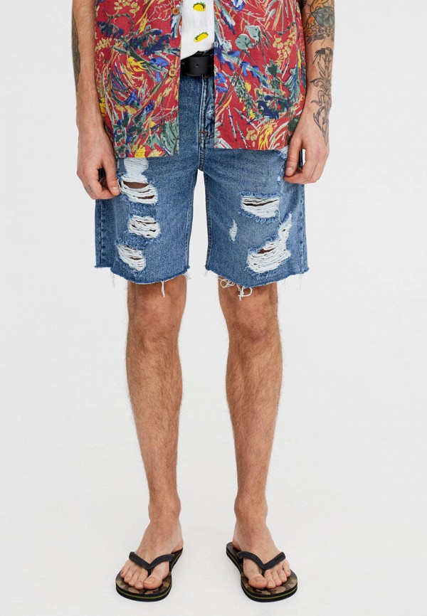 

Шорты джинсовые Pull&Bear, Синий