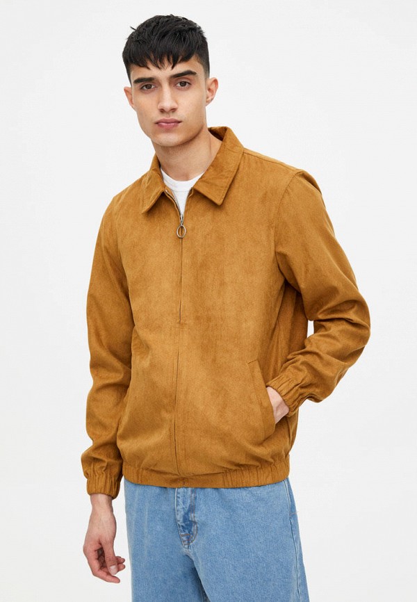 

Куртка кожаная Pull&Bear, Коричневый