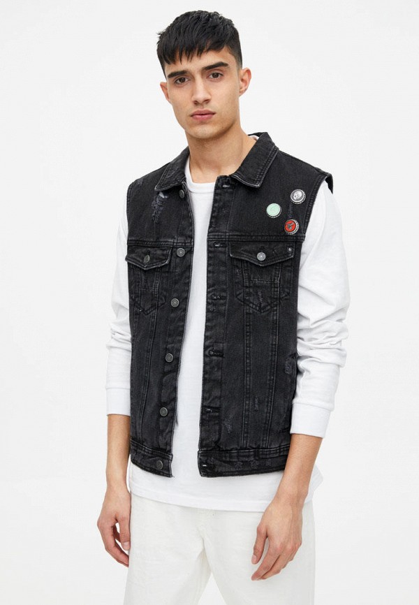 Жилет джинсовый Pull&Bear Pull&Bear IX001XM002TD