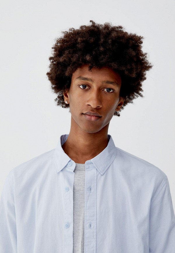 

Рубашка Pull&Bear, Голубой