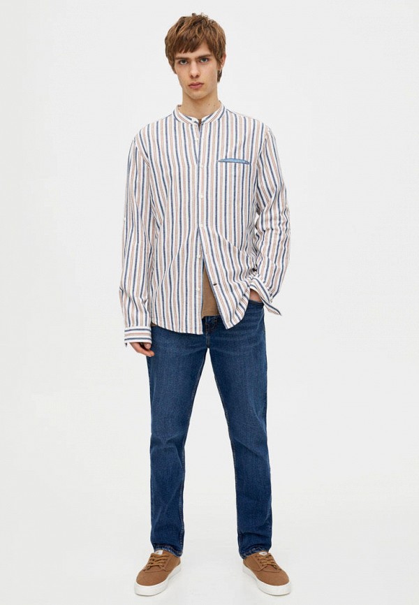 

Рубашка Pull&Bear, Join Life, Белый