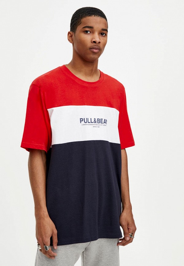 

Футболка Pull&Bear, Разноцветный, Join Life