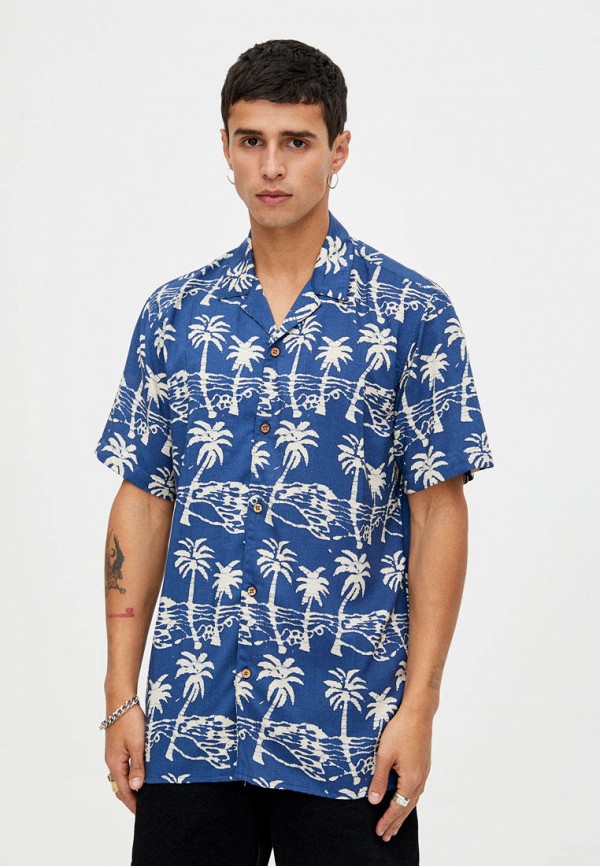 

Рубашка Pull&Bear, Синий