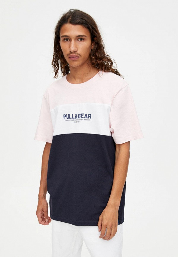 

Футболка Pull&Bear, Разноцветный, Join Life