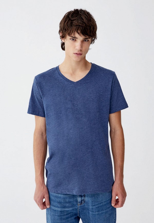 

Футболка Pull&Bear, Синий, Join Life