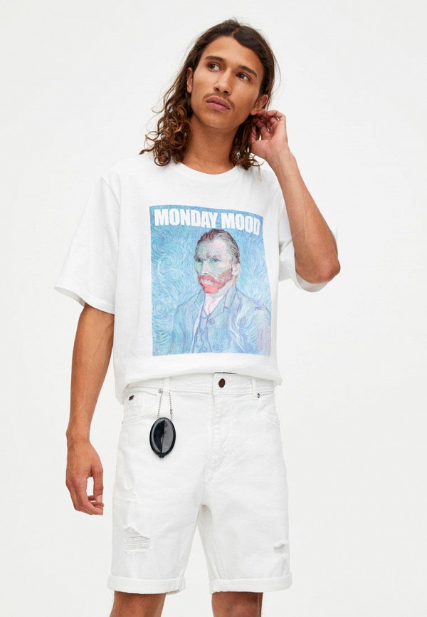 

Шорты джинсовые Pull&Bear, Белый