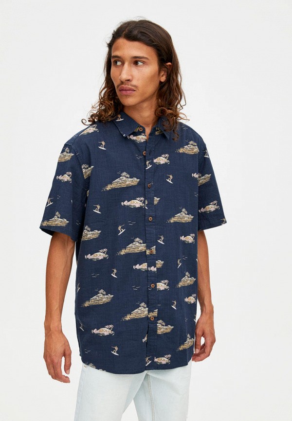 

Рубашка Pull&Bear, Синий