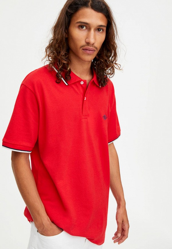 

Поло Pull&Bear, Красный, Join Life