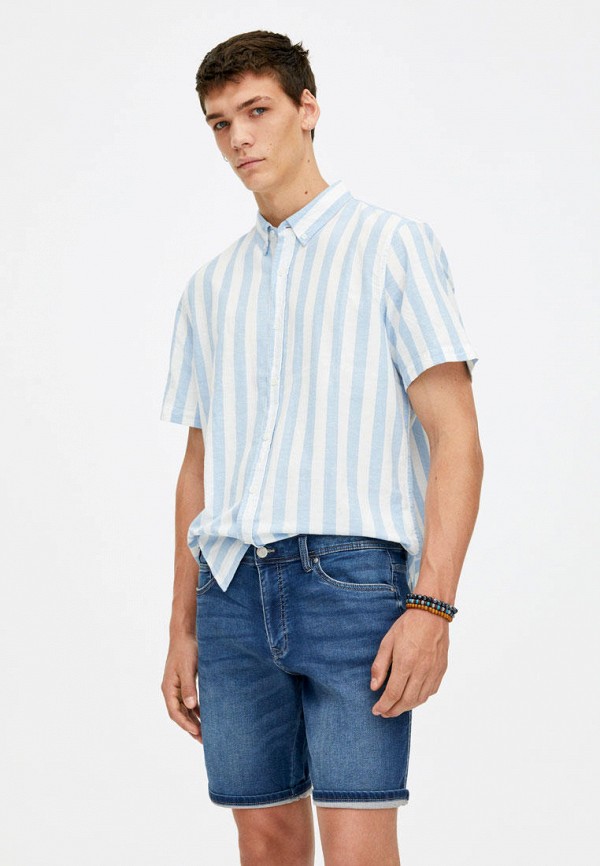 

Шорты джинсовые Pull&Bear, Синий, REGULAR