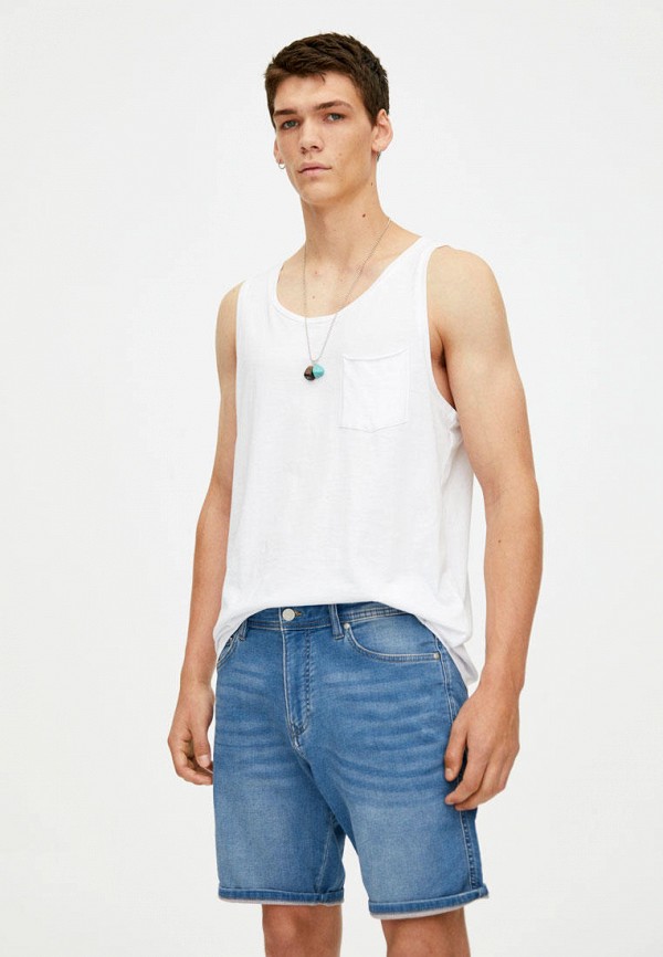 

Шорты джинсовые Pull&Bear, Синий, REGULAR