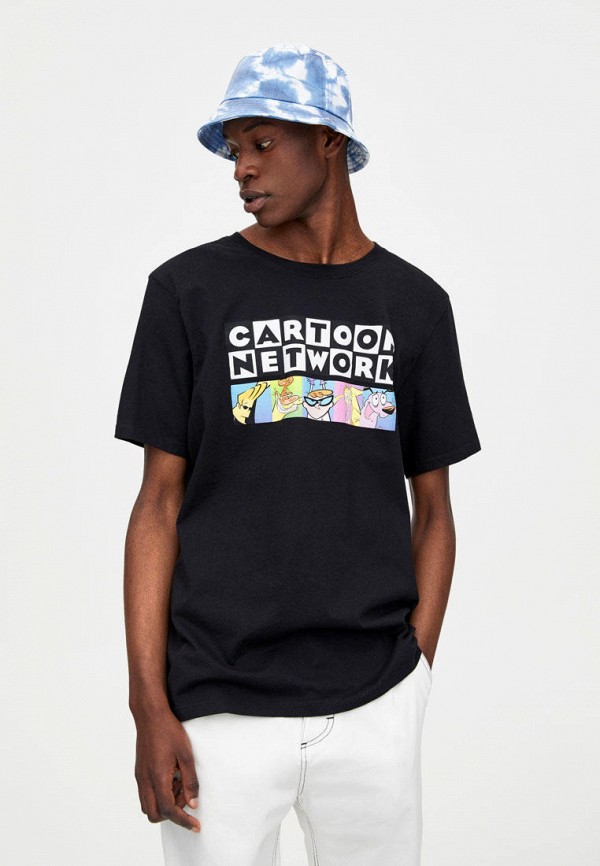 

Футболка Pull&Bear, Черный, Exclusive Online