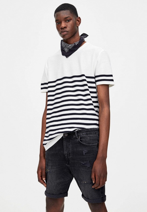 

Шорты джинсовые Pull&Bear, Черный, SLIM