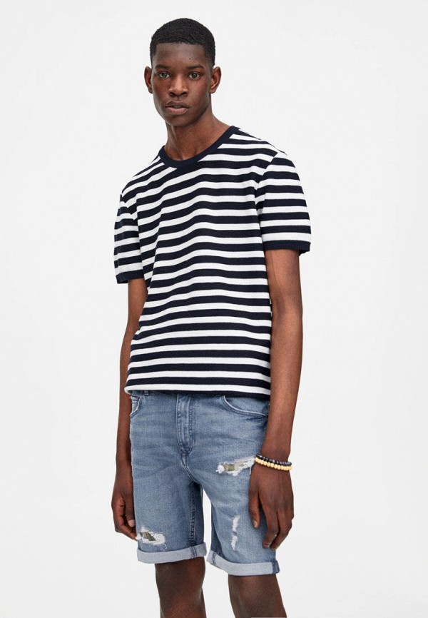 

Шорты джинсовые Pull&Bear, Синий, SLIM
