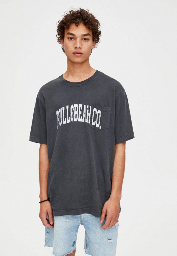 

Футболка Pull&Bear, Серый