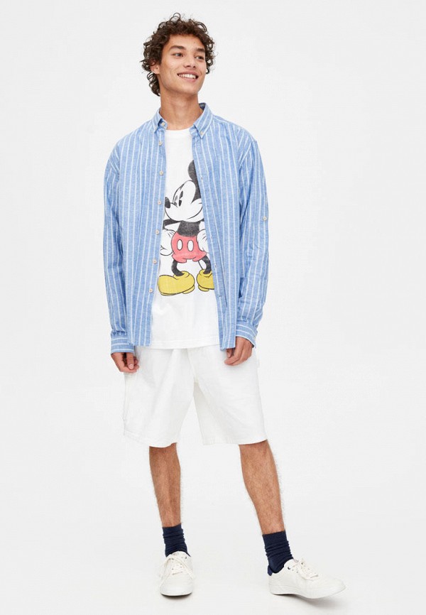 

Рубашка Pull&Bear, Синий