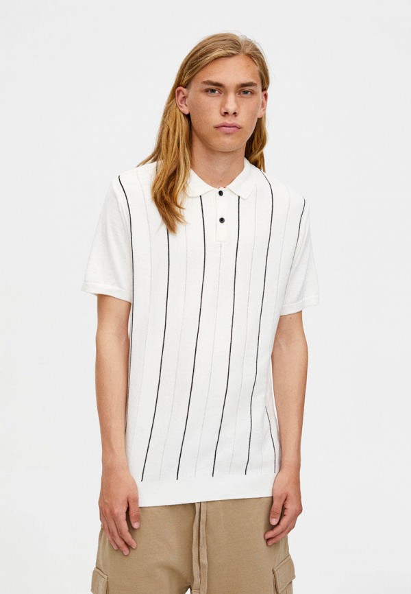 

Поло Pull&Bear, Белый