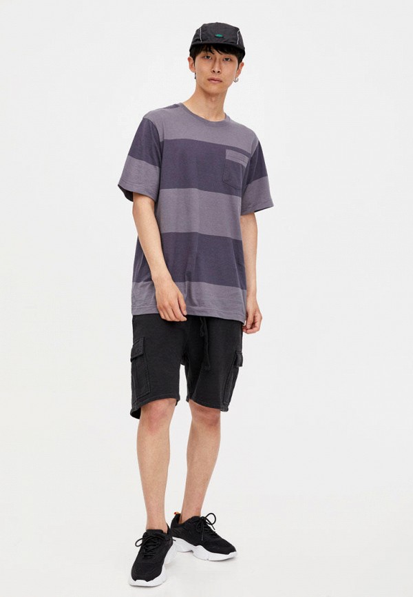 

Футболка Pull&Bear, Серый, Join Life