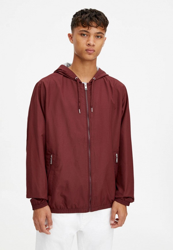 

Ветровка Pull&Bear, Бордовый