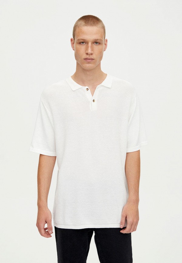 

Поло Pull&Bear, Белый