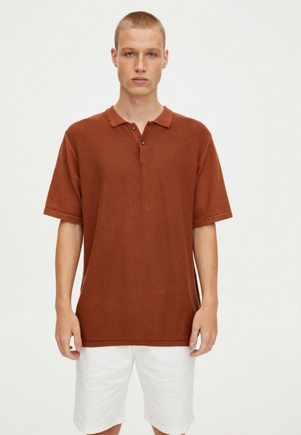 

Поло Pull&Bear, Коричневый