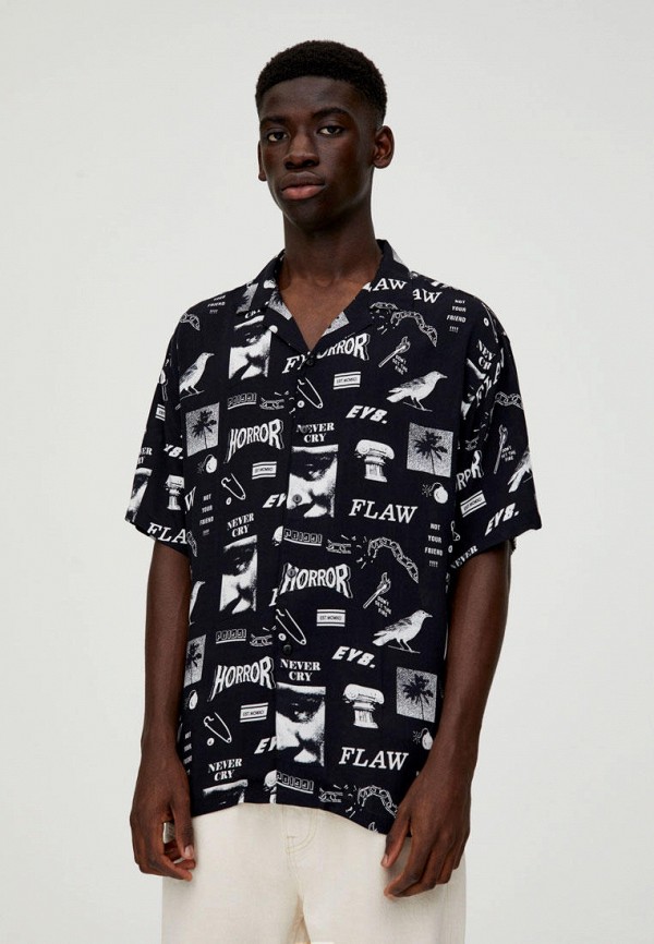 

Рубашка Pull&Bear, Черный