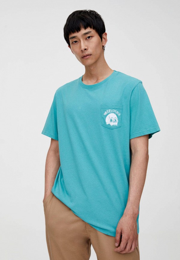

Футболка Pull&Bear, Бирюзовый